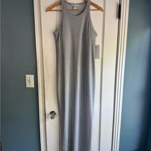 Athleta Light Gray Maxi Dress